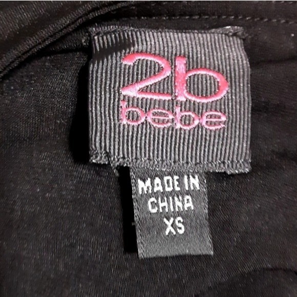 2B bebe Sexy Cutout Back Sleeveless Psychedelic Print Maxi Dress XS - Picture 5 of 5